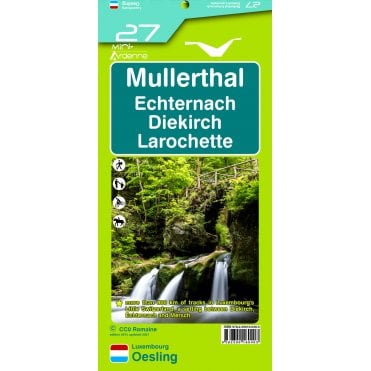 Mullerthal (Luxembourg) Walking & Cycling Map | Mini-Ardenne