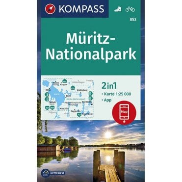 Muritz National Park - Western part | Kompass hiking map 853