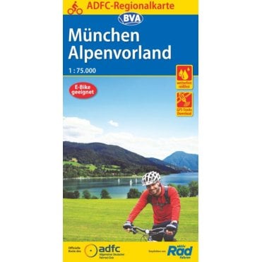 München/Alpenvorland Regional Cycling Map