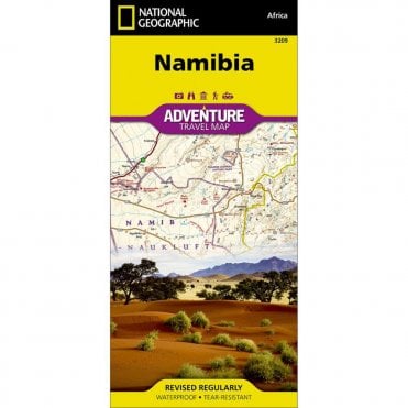 Namibia Adventure Map - Nat Geo 3209