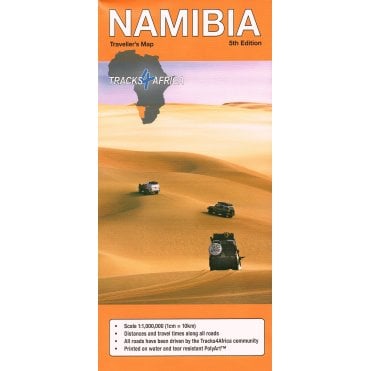 Namibia Tracks Map