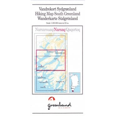 Narsaq: South Greenland Hiking Map No. 02 (1:100 000)