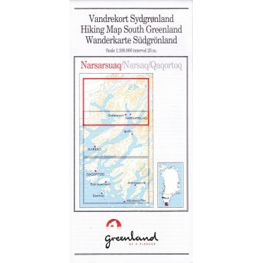 Narsarsuaq: South Greenland Hiking Map No. 01 (1:100 000)