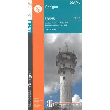 Odeigne - Belgium IGN Topo map 55/7-8