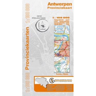 Antwerp Province, Belgium - 100k NGI Map