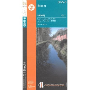 Brecht - Oostmalle - Belgium IGN Topo map 08/5-6