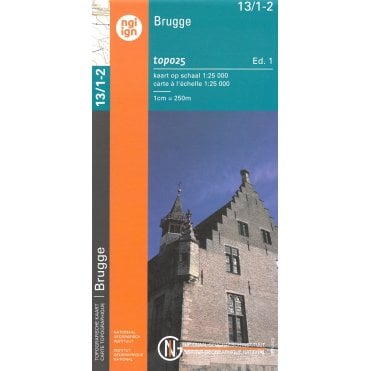 Brugge - Damme - Belgium IGN Topo map 13/1-2
