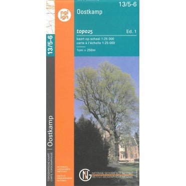 Oostkamp - Beernem - Belgium IGN Topo map 13/5-6