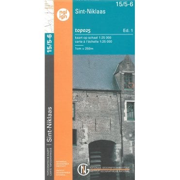 St Niklaas - Temse - Belgium IGN Topo map 15/5-6
