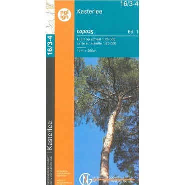Lille - Kasterlee - Belgium IGN Topo map 16/3-4