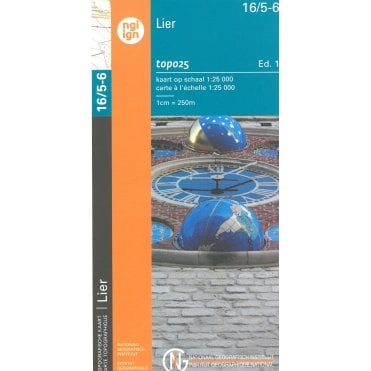 Lier - Berlaar - Belgium IGN Topo map 16/5-6