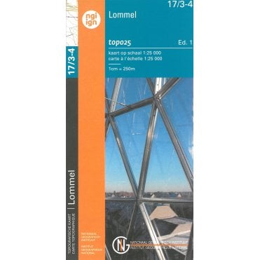 Lommel - Overpelt - Belgium IGN Topo map 17/3-4