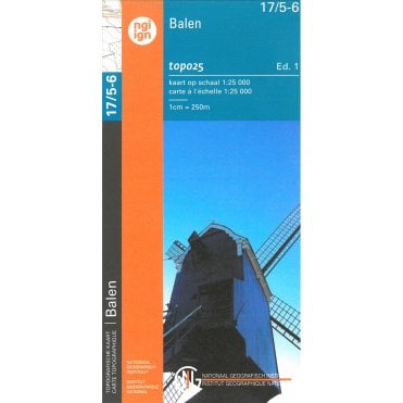 Meerhout - Balen - Belgium IGN Topo map 17/5-6