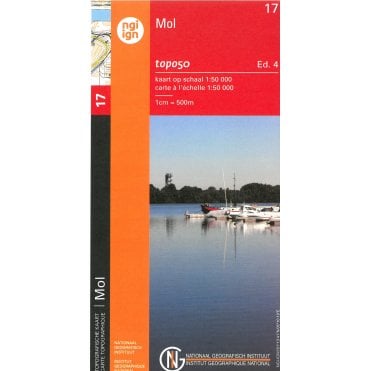 Mol - Belgium IGN Topo map 17