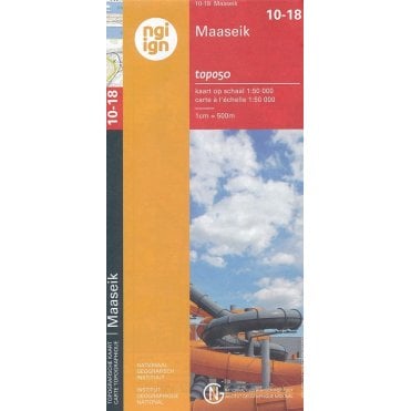 Maaseik - Belgium IGN Topo map 10-18
