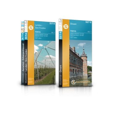 Heusden-Zolder / Houthalen-Helchteren - Belgium IGN Topo map 25/3-4