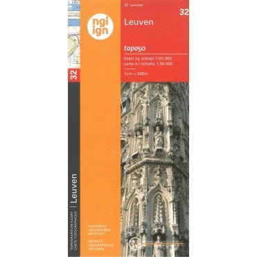 Leuven - Belgium IGN Topo map 32