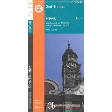 Landen - Sint - Truiden - Belgium IGN Topo map 33/5-6
