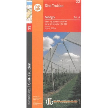 St Truiden - Belgium IGN Topo map 33