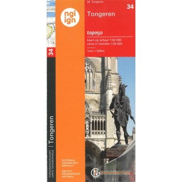 Tongeren - Belgium IGN Topo map 34