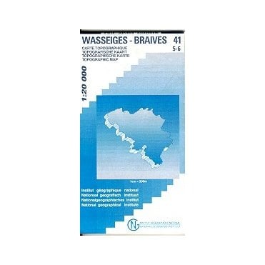 Wasseignes - Braives - Belgium IGN Topo map 41/5-6