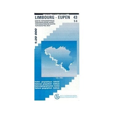 Limbourg - Eupen - Belgium IGN Topo map 43/5-6