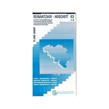 Reinartzhof - Hoscheit - Belgium IGN Topo map 43/7-8