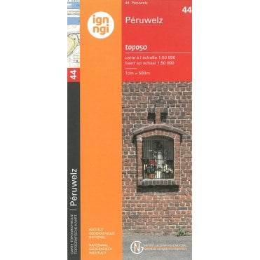 Peruwelz - Belgium IGN Topo map 44