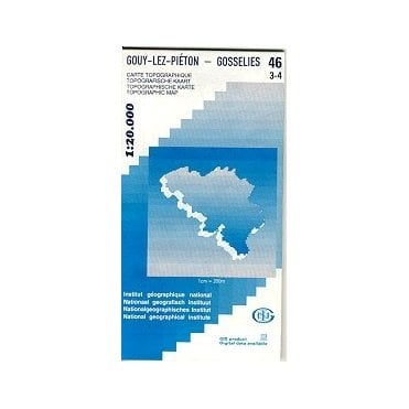 Pont-a-Celles Les Bons Villers - Belgium IGN Topo map 46/3-4
