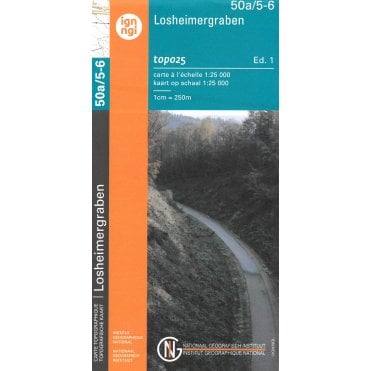 Losheimergraben - Belgium IGN Topo map 50A/5-6