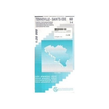 Tenneville - Sainte-Ode - Belgium IGN Topo map 60/5-6
