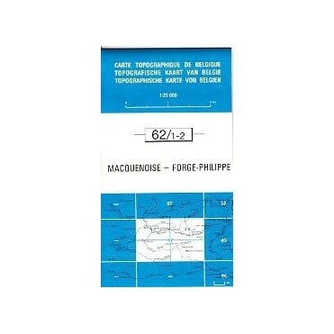 Macquenoise - Forge - Belgium IGN Topo map 62/1-2