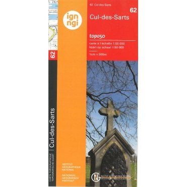 Cul-Des-Sarts - Belgium IGN Topo map 62