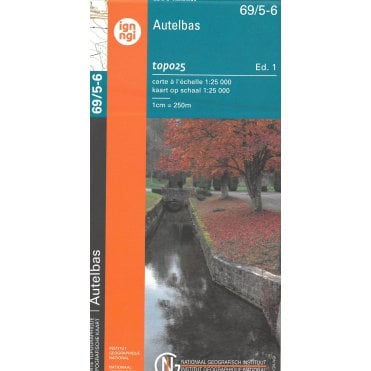 Sterpenich - Belgium IGN Topo map 69/5-6