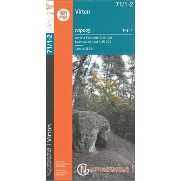 Meix-Devant-Virton - Belgium IGN Topo map 71/1-2