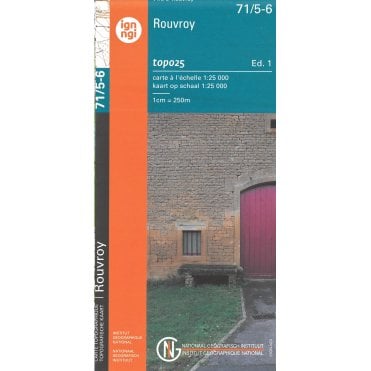 Lamorteau - Ruette - Belgium IGN Topo map 71/5-6