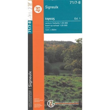 Musson - Le Fays - Belgium IGN Topo map 71/7-8