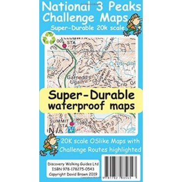 National 3 Peaks Challenge Super-Durable Map