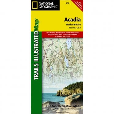 Acadia National Park Trail Map - Nat Geo 212
