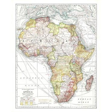 Africa - Published 1909