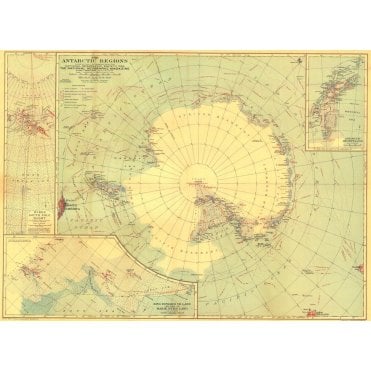 Antarctic Regions - Published 1932