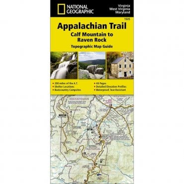 Appalachian Trail, Calf Mountain to Raven Rock %5BVirginia, West Virginia, Maryland%5D Trail Map - Nat Geo 1505
