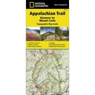 Appalachian Trail, Hanover to Mount Carlo %5BNew Hampshire%5D Trail Map - Nat Geo 1511