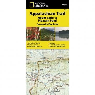 Appalachian Trail, Mount Carlo to Pleasant Pond %5BMaine%5D Trail Map - Nat Geo 1512