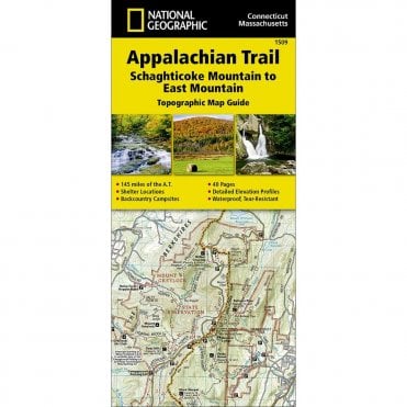 Appalachian Trail, Schaghticoke Mountain to East Mountain %5BConnecticut, Massachusetts%5D Trail Map - Nat Geo 1509