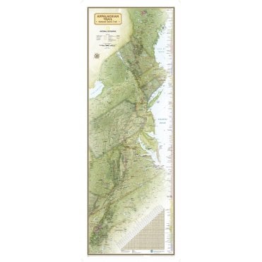 Appalachian Trail Wall Map