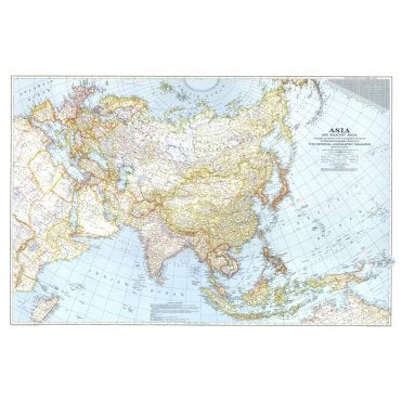 Asia, and Adjacent Areas  -  Published 1942