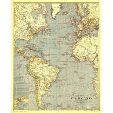 Atlantic Ocean  -  Published 1939