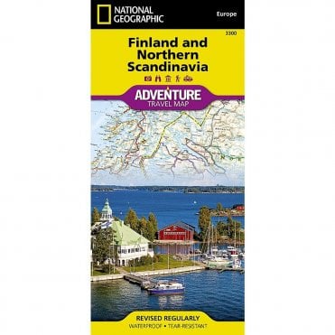 Finland and Northern Scandinavia Adventure Map - Nat Geo 3300