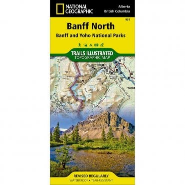 Banff North %5BBanff and Yoho National Parks%5D Trail Map - Nat Geo 901